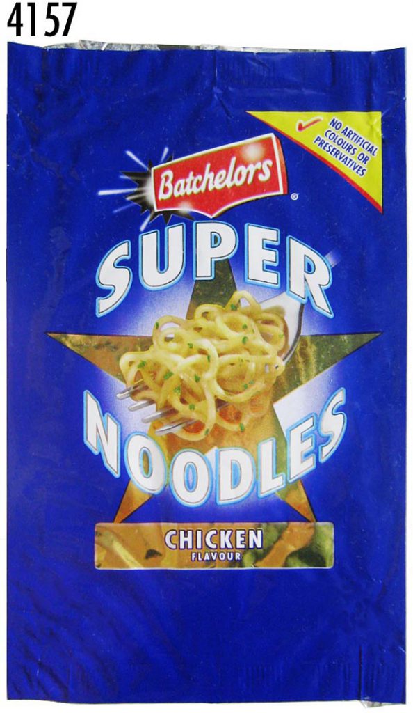 No 7540 Batchelors U K Super Noodles Chicken Flavour tontantin即席麺処