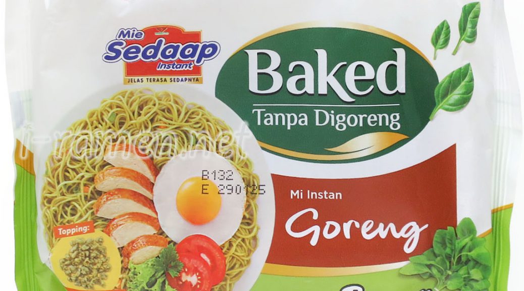 No Mie Sedaap Indonesia Baked Tanpa Digoreng Mi Instan Goreng