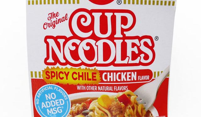 No.6495 Nissin Fodos (USA) Cup Noodles Spicy Chile Chicken Flavor
