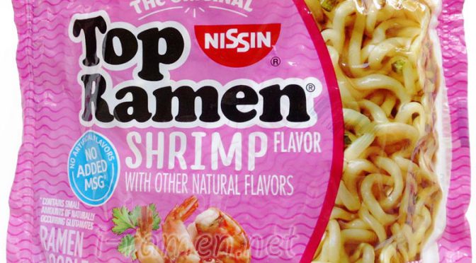 No.6499 Nissin Foods (USA) Top Ramen Shrimp Flavor