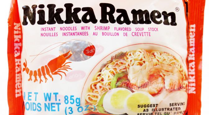 No.6624 日華食品 Nikka Ramen Shrimp Flavour（タヒチ向け製品）