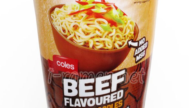 No.6715 Coles (Australia) Beef Flavoured Instant Noodles