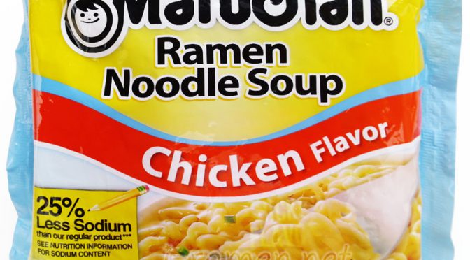 No.6718 Maruchan (USA) Ramen 25% Less Sodium Chicken Flavor