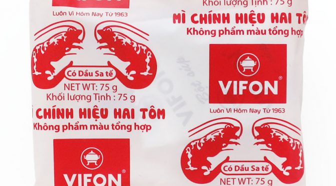 No.7252 VIFON (Vietnam) Mì Chính Hiệu Hai Tôm