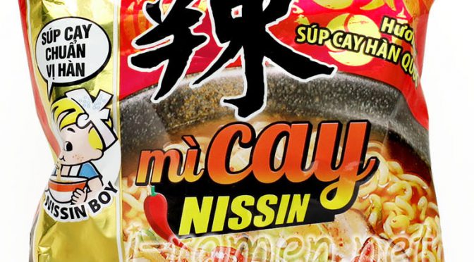 No.7304 Nissin Foods Vietnam (Vietnam) Mì Cay Nissin (Gói) Mì Súp Cay Hàn Quốc