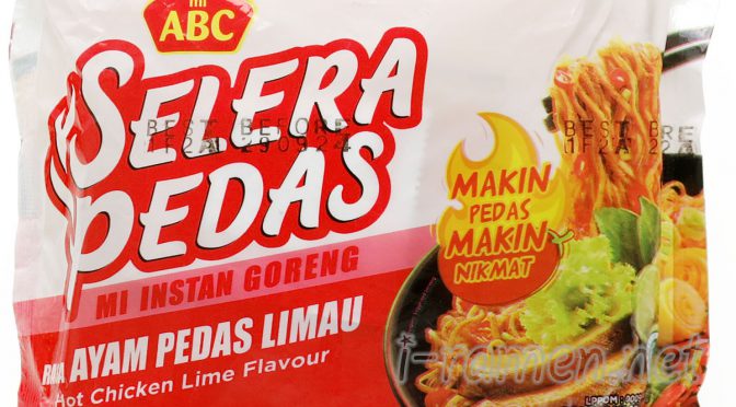 No.7571 mi ABC (Indonesia) Selera Pedas Mi Instan Goreng Rasa Ayam Pedas Limau