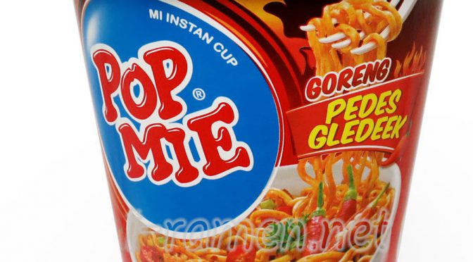 No.7599 POPMIE (Indonesia) Goreng Rasa Ayam Pedas Gledeek