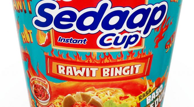 No.7626 Mie Sedaap Cup (Indonesia) Rawit Bingit Rasa Baso Bleduk