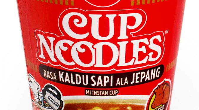 No.7633 Nissin (Indonesia) Cup Noodles Rasa Kaldu Sapi Ala Jepang