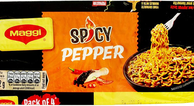 No.7883 Maggi (India) Spicy Pepper Noodles