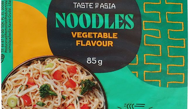 No.7891 Coop (Sweden) Taste of Asia Noodles Vegetable Flavour