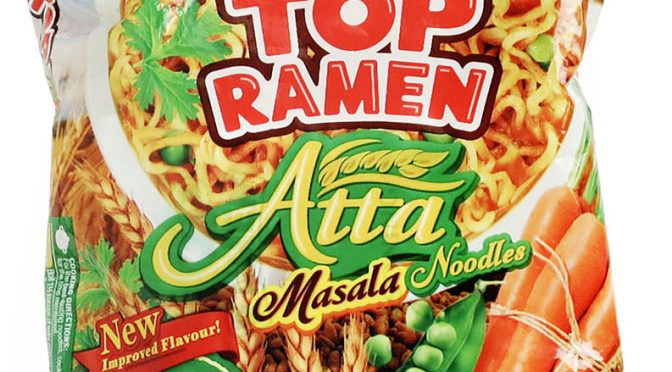 No.7906 Nissin Foods (India) Top Ramen Atta Masala Noodles