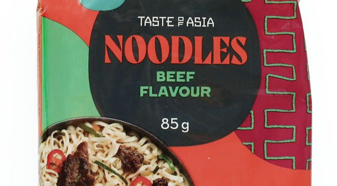 No.7921 Coop (Sweden) Taste of Asia Noodles Beef Flavour