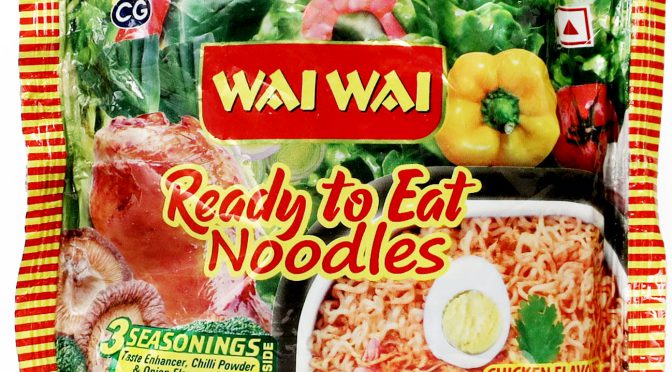 No.7942 WaiWai (India) Ready to Eat Noodles Chicken Flavour